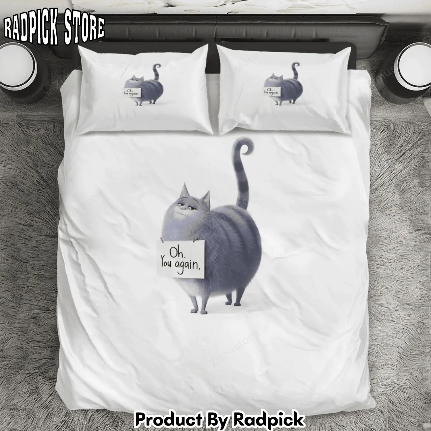 Radpick the secret life of pets poster 7 3pcs 3pcs bedding set duvet cover and pillow cases gift for fan rp327936